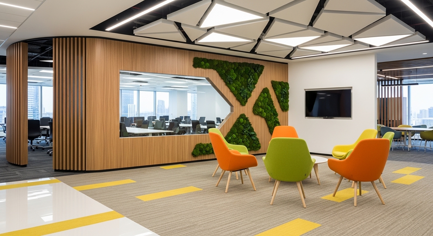 şirket loby gergi tavan