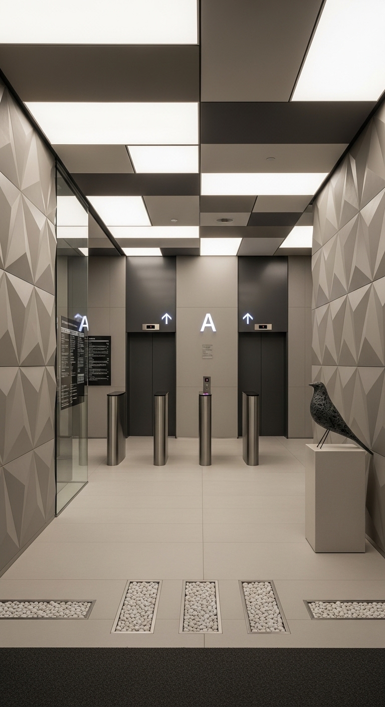 mat gergi tavan vı ışıklı gergi tavan kombine uygulama